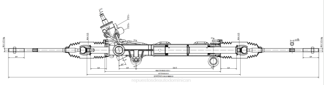 repuestos de autos | FF8T2713 cremallera de dirección asistida 26079913 BUICK