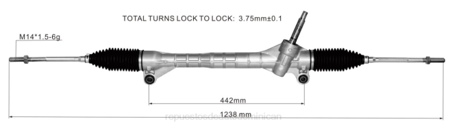 autopartes mayorista | FF8T2705 cremallera de dirección asistida 15896770 19133700 19178077 22729249 231813 25917902 89060251 CHEVROLET