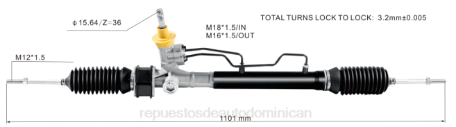 repuestos de auto Dominican | FF8T2681 Cremallera de dirección asistida s11-3400010bb 96518943 96518944 96879491 CHEVROLET