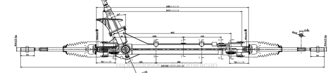 repuestos de motos honda Republica Dominicana | FF8T2708 cremallera de dirección asistida 908750396 CHEVROLET