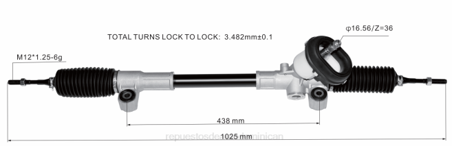 autopartes Santo Domingo | FF8T2810 Cremallera de dirección asistida 48001-4la0b 48001-8ga1a 48001-4la1b DAIHATSU