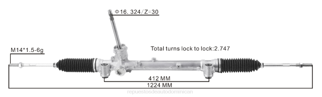 mayoristas de repuestos de auto | FF8T2794 cremallera de dirección asistida 77367810 68263318aa 52060738 52060739 51967456 52076430 52113668 52005180 51936135 52158027 52158028 DODGE/CHRYSLER