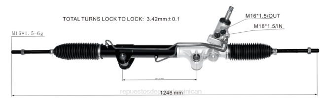 repuestos de automóviles | FF8T2792 cremallera de dirección asistida 52109984ah 97390 1020219 52109970aa 22-389 DODGE/CHRYSLER