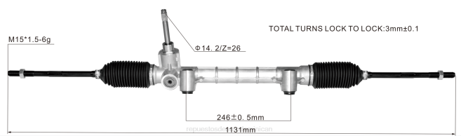 repuestos de autos | FF8T2793 cremallera de dirección asistida 68543684aa 52158008 DODGE/CHRYSLER