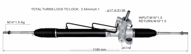 repuestos de auto Dominican | FF8T2541 Cremallera de dirección asistida 53601-slj-053 53601-slj-013 HONDA