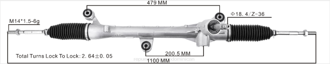 repuestos de motos honda Republica Dominicana | FF8T2538 Cremallera de dirección asistida 53400-t7s-t01 53400-t7a-a03 HONDA