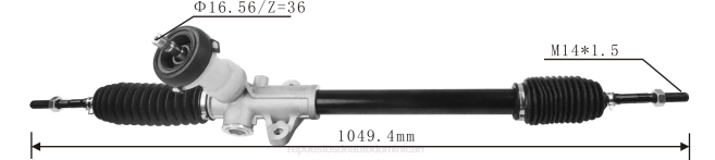 autopartes Republica Dominicana | FF8T2759 cremallera de dirección asistida 56500-1y500 565001y000 HYUNDAI/KIA