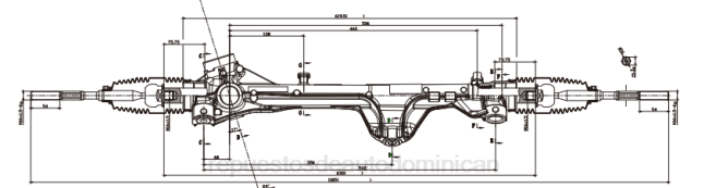 mayoristas de repuestos de auto | FF8T2724 cremallera de dirección asistida 56500-p2000 HYUNDAI/KIA