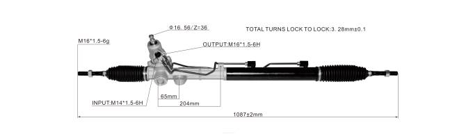 repuestos de auto Dominican | FF8T2771 cremallera de dirección asistida 57700-5k100 57700-3k230 57700-3k220 HYUNDAI/KIA