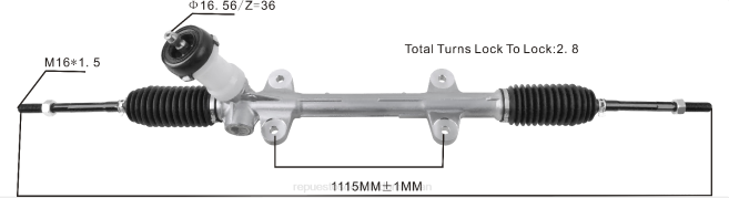 repuestos de automóviles | FF8T2722 cremallera de dirección asistida 56500-1x500 HYUNDAI/KIA