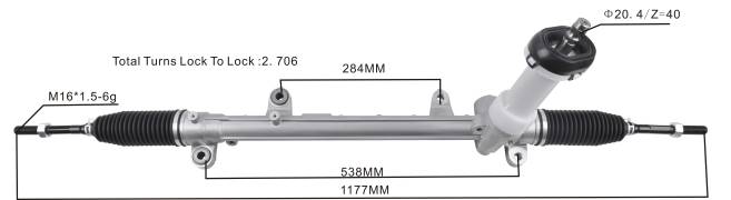 repuestos de automóviles | FF8T2752 cremallera de dirección asistida 56500-d3100 56500-d7100 HYUNDAI/KIA