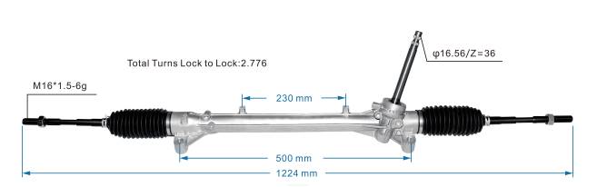 repuestos de automóviles | FF8T2762 cremallera de dirección asistida 56500-j4000 HYUNDAI/KIA