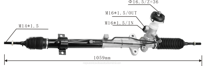 repuestos de autos | FF8T2733 cremallera de dirección asistida 57700-1z000 57700-1m500 HYUNDAI/KIA