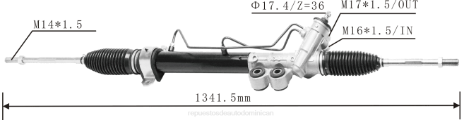 autopartes Republica Dominicana | FF8T2609 cremallera de dirección asistida 8-98231299-0 ISUZU