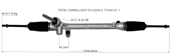 repuestos de auto Dominican | FF8T2631 cremallera de dirección asistida kd31-32-110 MAZDA