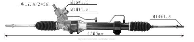 repuestos de autos | FF8T2643 cremallera de dirección asistida s0h8-32-110a MAZDA