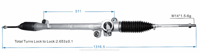 repuestos de motos honda Republica Dominicana | FF8T2648 cremallera de dirección asistida k011-32-110m MAZDA