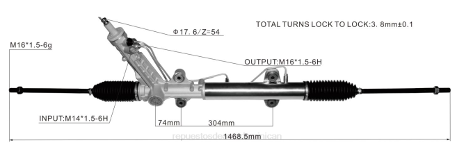 repuestos de auto Dominican | FF8T2431 cremallera de dirección asistida 9044600300 MERCEDES-BENZ/BMW