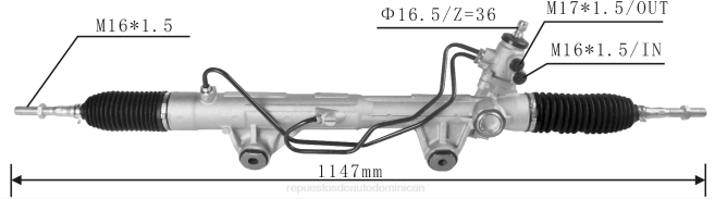 repuestos de autos | FF8T2543 cremallera de dirección asistida 4410a603 55270329 7169386010 MITSUBISHI