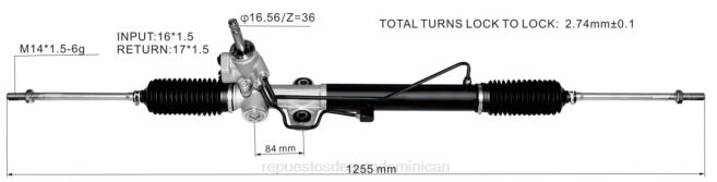 repuestos de motos honda Republica Dominicana | FF8T2548 cremallera de dirección asistida mr961357 4410a323 MITSUBISHI