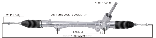 repuestos de motos mayorista | FF8T2556 cremallera de dirección asistida 4410a770 MITSUBISHI