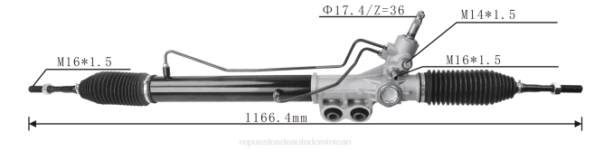 autopartes mayorista | FF8T2565 Cremallera de dirección asistida 49001-ea000 49001-zp00a 49001-zp50a 49001-zg90a 49001-ea060 49001-3x12a 71702-06031 NISSAN