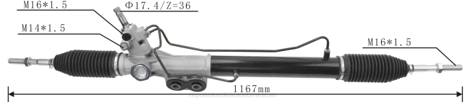 autopartes mayorista | FF8T2585 cremallera de dirección asistida 49200-3x03a NISSAN