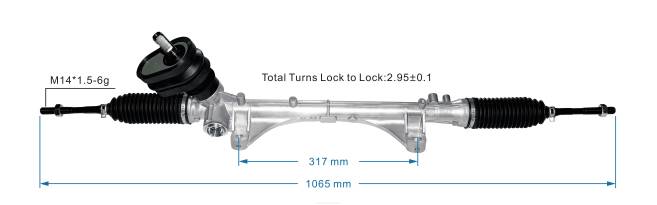 repuestos de auto Dominican | FF8T2571 cremallera de dirección asistida 48001-4af1a NISSAN