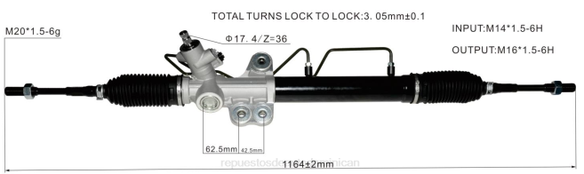 repuestos de automóviles | FF8T2592 cremallera de dirección asistida 49200-3xa0a NISSAN