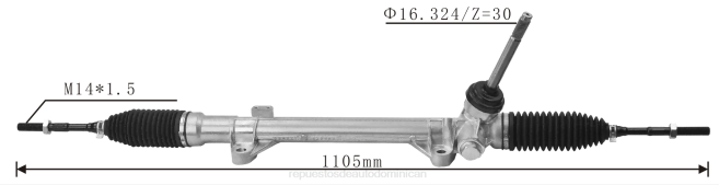 repuestos de motos honda Republica Dominicana | FF8T2588 cremallera de dirección asistida 48001-4bg0a NISSAN