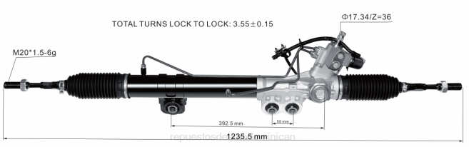 repuestos de motos mayorista | FF8T2576 cremallera de dirección asistida 49001-1lb3b 49001-1lb2a 49001-1lb2b 49001-1lb3a NISSAN