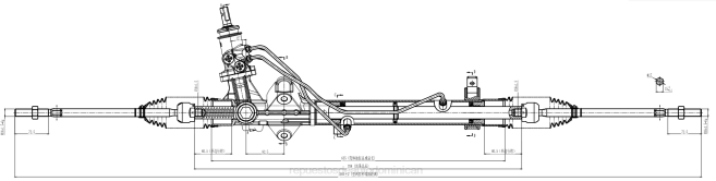 autopartes mayorista | FF8T2845 cremallera de dirección asistida a21r23-3400014 GAZ