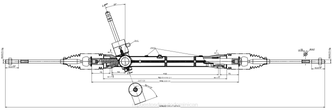 repuestos de motos honda Republica Dominicana | FF8T2848 cremallera de dirección asistida 40360-30400 GEELY