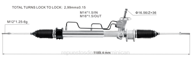 repuestos de auto Dominican | FF8T2651 cremallera de dirección asistida pw891905 pw825852 PROTON/PERODUA