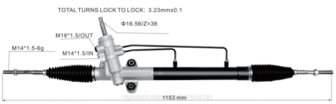 repuestos de autos | FF8T2653 cremallera de dirección asistida pw920775 PROTON/PERODUA