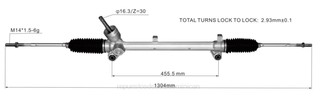 repuestos de auto Dominican | FF8T2831 cremallera de dirección asistida 10138018 ROEWE