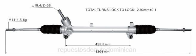 repuestos de automóviles | FF8T2832 cremallera de dirección asistida 7069974366 ROEWE