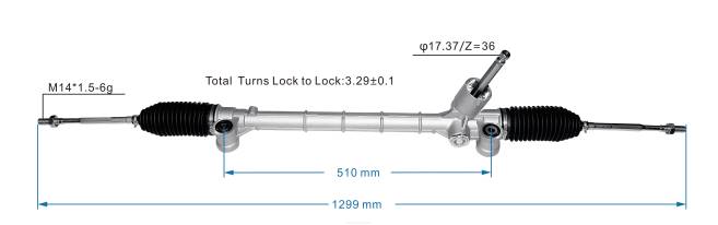 repuestos de automóviles | FF8T2622 cremallera de dirección asistida 48500-m68p02 SUZUKI