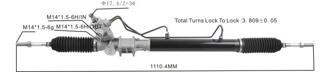 repuestos de autos | FF8T2623 cremallera de dirección asistida 48580-65d01 SUZUKI