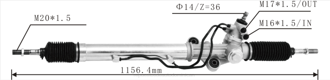 autopartes Republica Dominicana | FF8T2449 cremallera de dirección asistida 44250-60060 TOYOTA