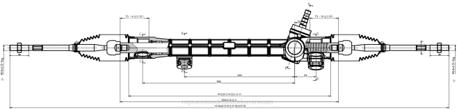 autopartes Republica Dominicana | FF8T2479 cremallera de dirección asistida 45510-12290 TOYOTA