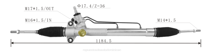 autopartes Republica Dominicana | FF8T2499 cremallera de dirección asistida 44200-bz070-000 TOYOTA