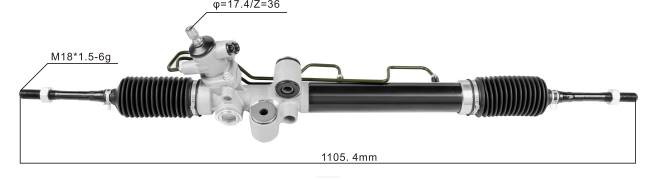 autopartes Republica Dominicana | FF8T2509 cremallera de dirección asistida 44250-25030 TOYOTA