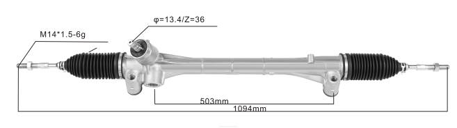 autopartes mayorista | FF8T2445 cremallera de dirección asistida 45510-47040 45510-47050 TOYOTA