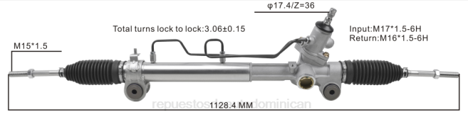 autopartes mayorista | FF8T2495 cremallera de dirección asistida 44250-06190 TOYOTA