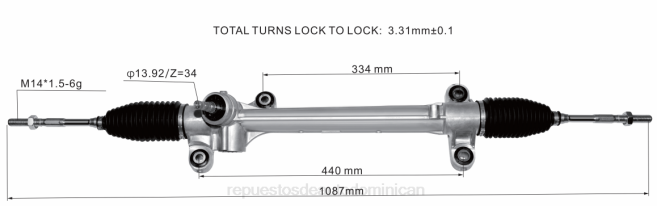 mayoristas de repuestos de auto | FF8T2444 cremallera de dirección asistida 45510-47030 45510-47020 TOYOTA