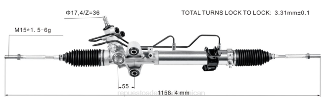 mayoristas de repuestos de auto | FF8T2484 cremallera de dirección asistida 44200-26470 TOYOTA