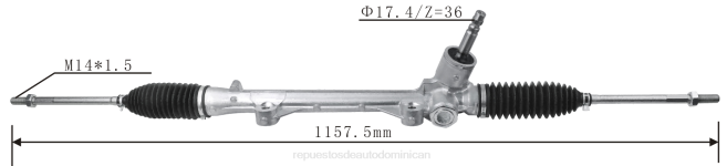 mayoristas de repuestos de auto | FF8T2504 cremallera de dirección asistida 45502-bz040 TOYOTA