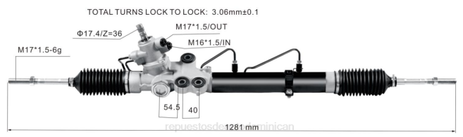 repuestos de automóviles | FF8T2482 cremallera de dirección asistida 44250-26220 TOYOTA