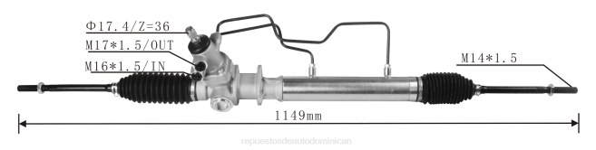 repuestos de automóviles | FF8T2502 cremallera de dirección asistida 44250-38010 TOYOTA